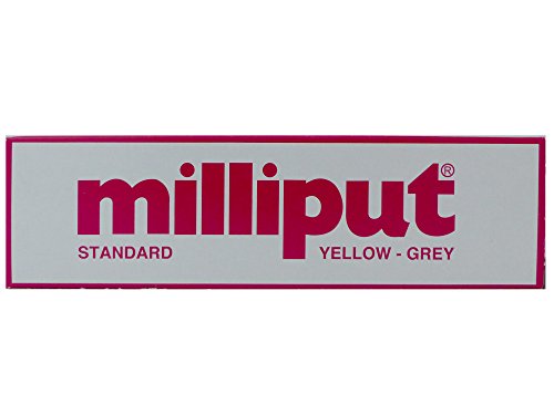 Milliput Standard 2-Part Self Hardening Putty, Yellow/Grey 